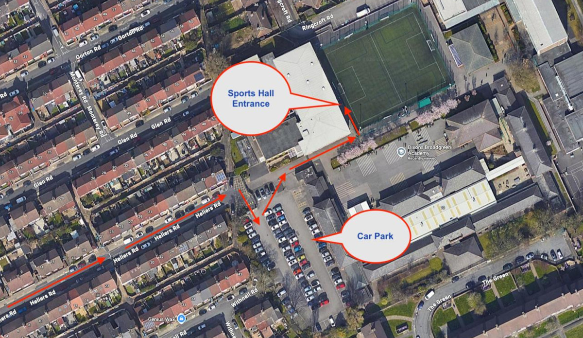 Liverpool Basketball enterance